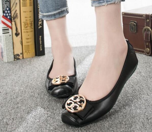 

Fashion Women Driving Shoes metal button heel Dress Shoes Soft leather wedding shoes Flats Loafers Ladies Sexy High Heels Size 35-42