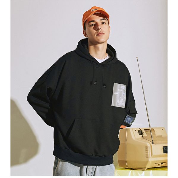 

designer sweater mens autumn new loose print hooded brand fashion hoodie luxury hip hop hoodie for mens asian size m-2xl, Black