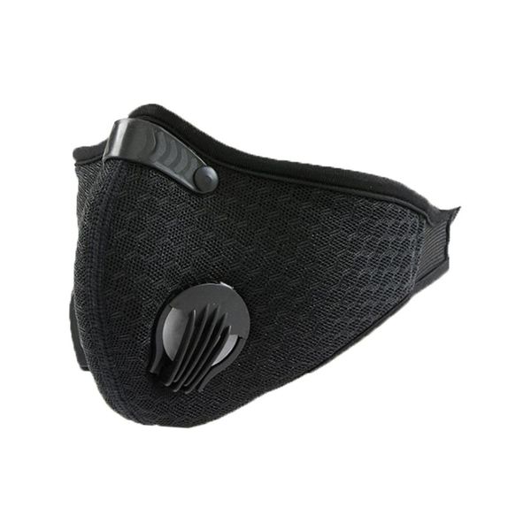 

2019 new dustproof masks activated carbon dust mask with extra filter cotton sheet for running cycling outdoor activities, Black