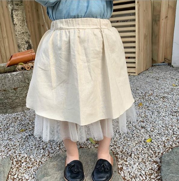 

2020 новые девушки лоскутная юбка мода весна лето девушки юбки 1-6t pp669