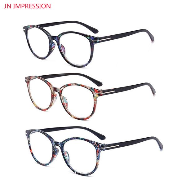 

3 pack fashion unbreakable reading glasses women men resin glasses transparent spectacles vintage round reading-glasse, White;black
