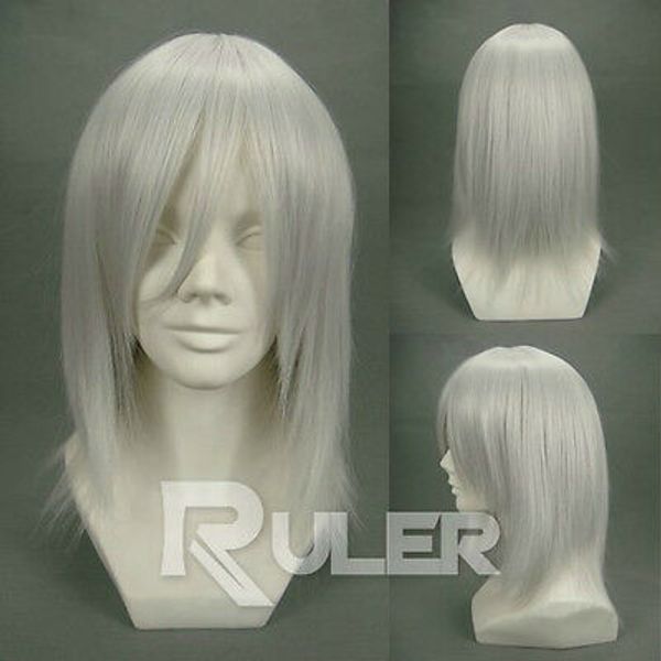 

short anime d.gray-man allen walker cosplay wig, Black