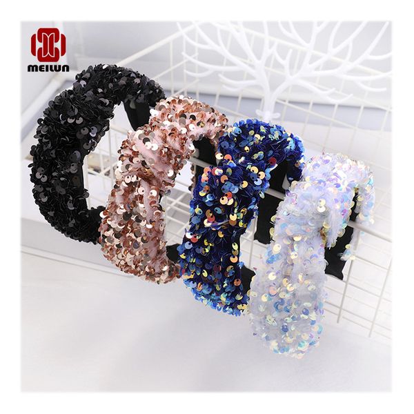 

girl моды мягкой губки clips фестиваль headdress пришивания блеск hairband блестящие волосы луки волос женские аксессуары bands, Slivery;white