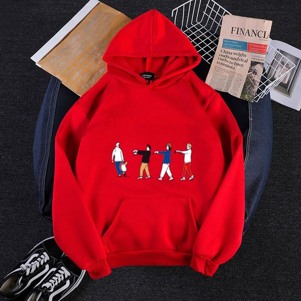 

new winter autumn korean casual cartoon women/men long sleeve hoodies casual hooded sweatshirts pullover coat streetwear, Black;blue