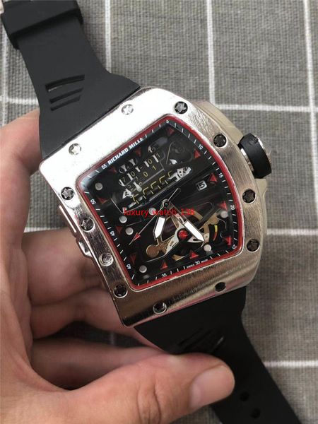 

mens wristwatches brand luxury quartz watch men casual rubber band military waterproof sport wrist watches stainless steel relojes, Slivery;brown