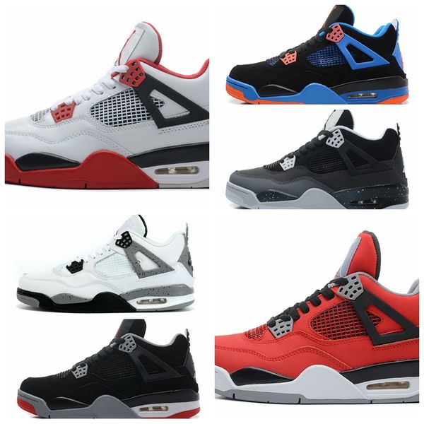 

JN004t1c hot sale cheap Men Women Sports outdoors shoes 4 Retro High MID OG 4S J Luxury designer basketball Sneakers Official Breathable