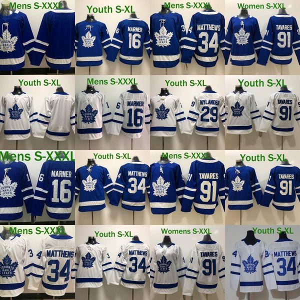 

Mens Womens Youth Toronto Maple Leafs John Tavares Auston Matthews Mitch Marner William Nylander Blank Hockey Jerseys In Stock