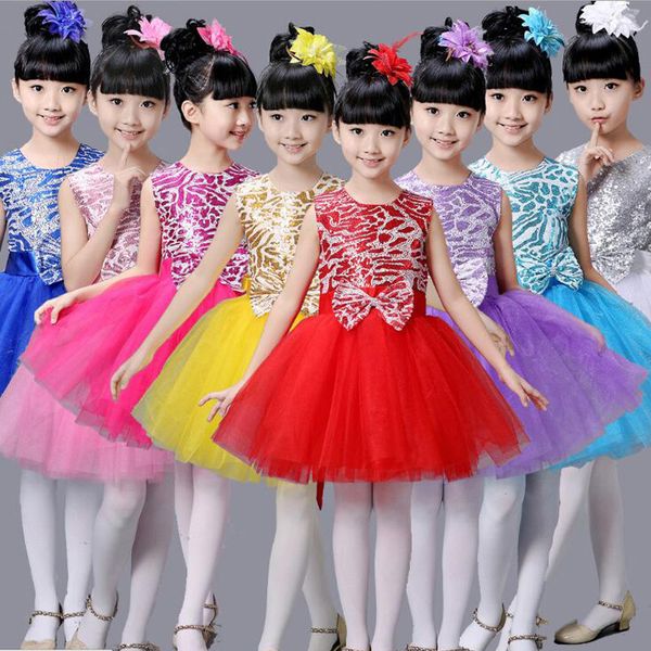

kids modern ballet dancewear outfits girls hip hop party ballroom dancewear costumes dress ballroom stage clothing for children, Black;red