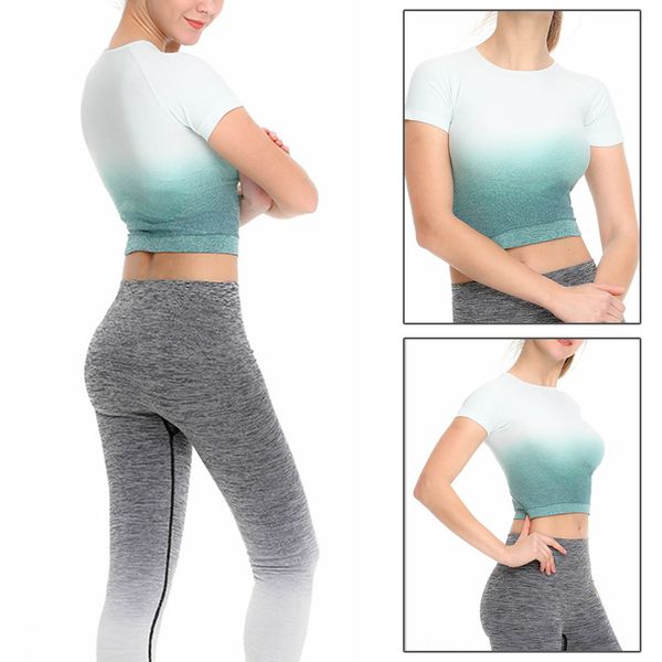 

women dry quick short sleeve slim sport t shirt gym jerseys fitness shirt trainer running t-shirts breathable exercises yoga, Black;red