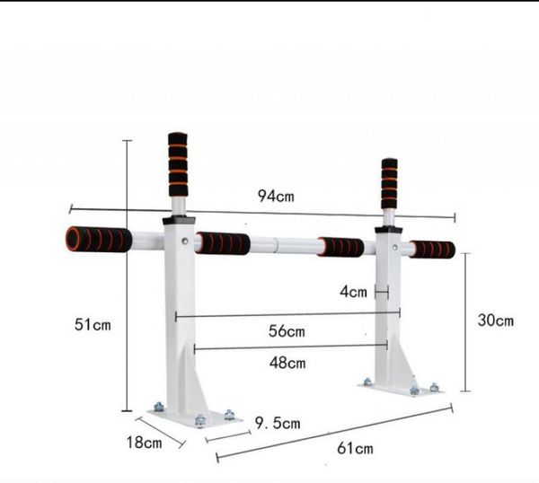 

horizontal bars indoor pull up bar simple wall home gym upper body workout interior doors steel tube fitness