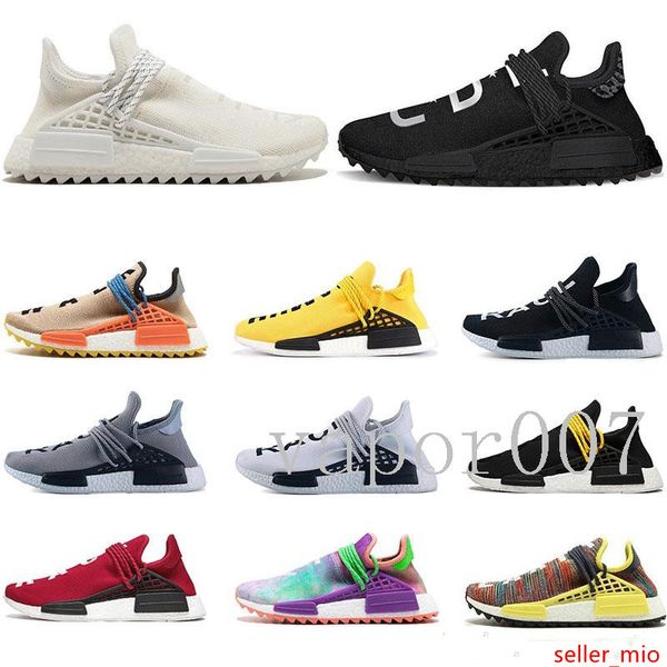 

designer races luxury shoes men 2019 pharrell williams nmd human race women wave runner running mens training qualit chaussures sne3a25#