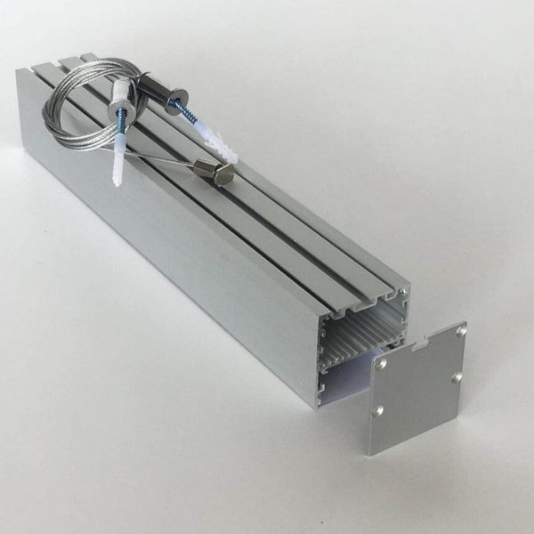 

1 8m pc 21 6m lot factory price led linear light u pended linear light produce celling light hou ing