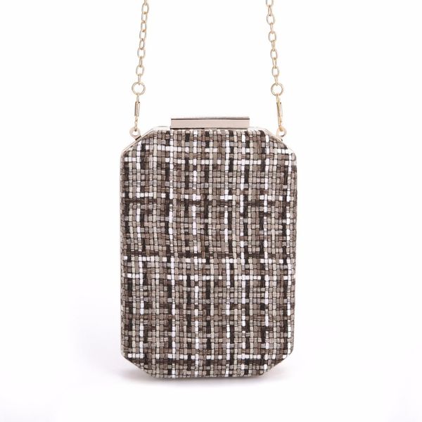 

hong kong style small square bag chain bag female exquisite girl messenger luxury cotton mobile phone zf10290