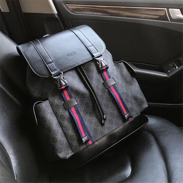 

Genuine leather double houlder bag brand backpack for men and women excellent quality chool bag 2019 new trend