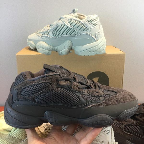 

2019 500 kanye west running shoes blush desert rat 500s super moon yellow mens women sneaker sports shoes with