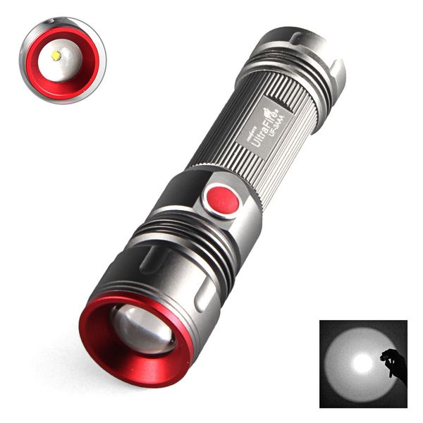 

ultrafire uf cree xml-u2 330lm 3-скоростной светодиодный фокусирующий фонарь