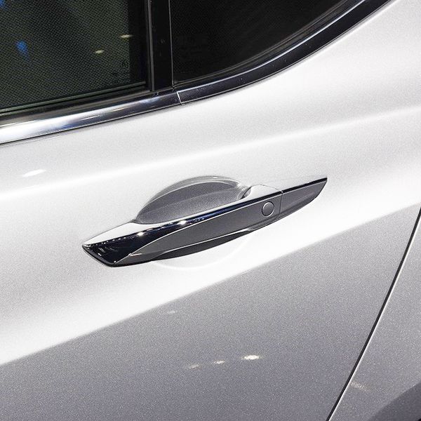 

for acura tlx 2015-2018 outer side door handle cover trim stickers 8pcs abs chrome car accessories