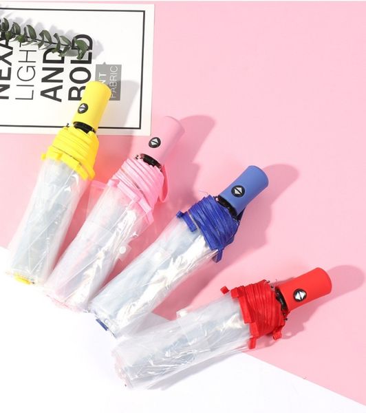 

automatic folding umbrella wholesale store rainy stand inside out rain car mini umbrella girl gifts stylish colorful transparent umbrella