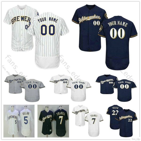 

Custom Milwaukee #8 Ryan Braun 21 Travis Shaw 27 Zach Davies 19 Robin Yount 52 Jimmy Nelson Man Woman Kids Youth Brewers Baseball Jerseys