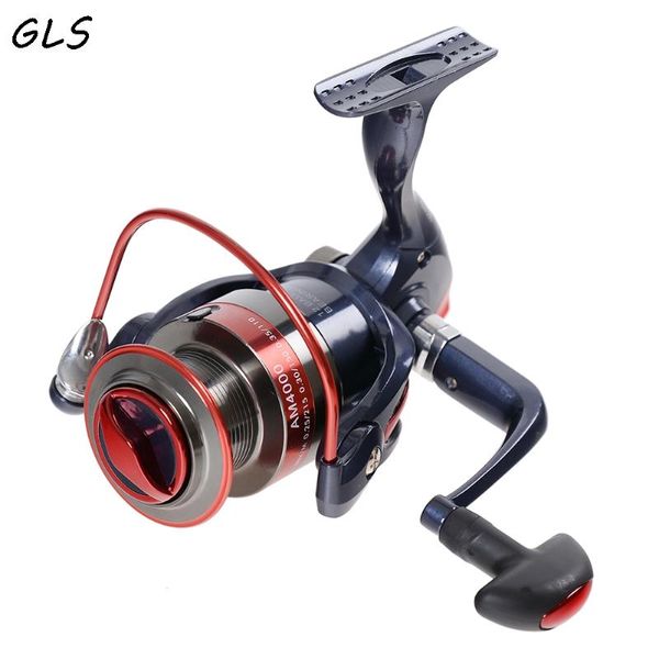 

2000-7000 new water resistant carbon drag spinning reel with larger spool 20kg max drag sea boat spinning fishing reel