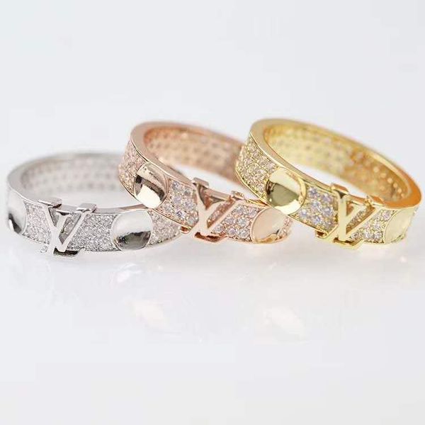 

american style fashion diamond ring luxury custom fashion high-end ring, Silver