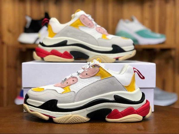 

fashion designer 17fw triple s 2018 triple s hiking desi men beige black casual luxury shoes 36-45 cu07