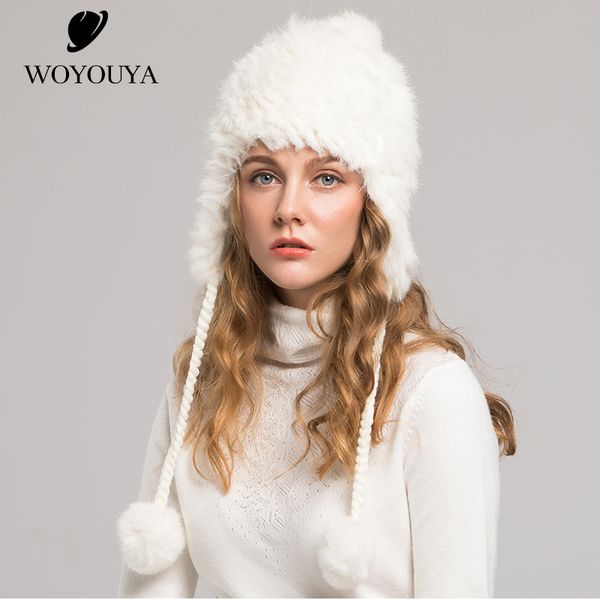 

fashion fur hat classic women's winter hat plus velvet fashion knitted solid winter hats for women autumn and fur, Blue;gray