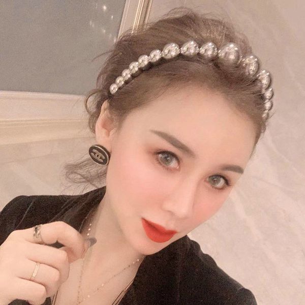 

стиль простого pearl волос диапазон алиса диапазон cerchietto aliceband волос девушка с хорошим hairbands акв диапазон волосы для девочек co, Black;brown