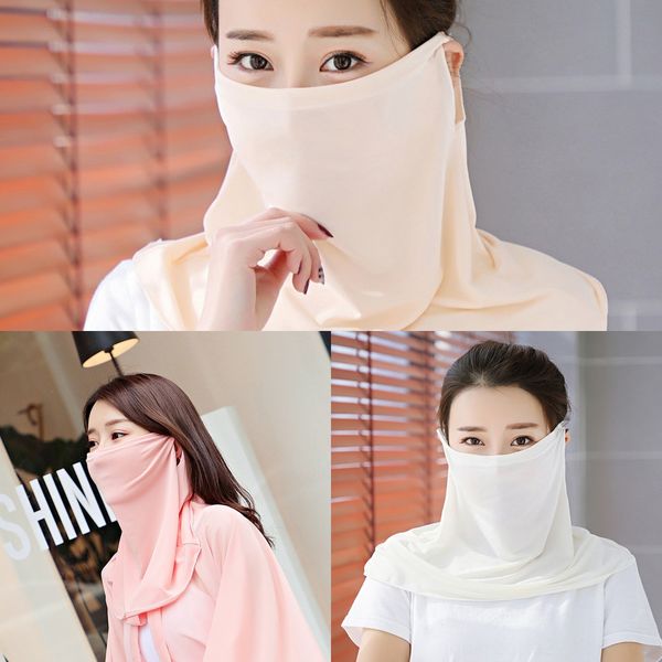 

an19h fashion 3d seamless balaclava magic women head scarf neck warmer tube headband half mask bandana bicycle headwear face ski hiking camp, Black