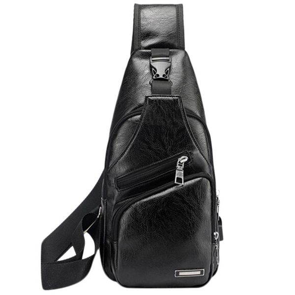 

charging bag sports usb chest bag outdoor package belt phone bags travel bum pouch leather chest small waist #bl2