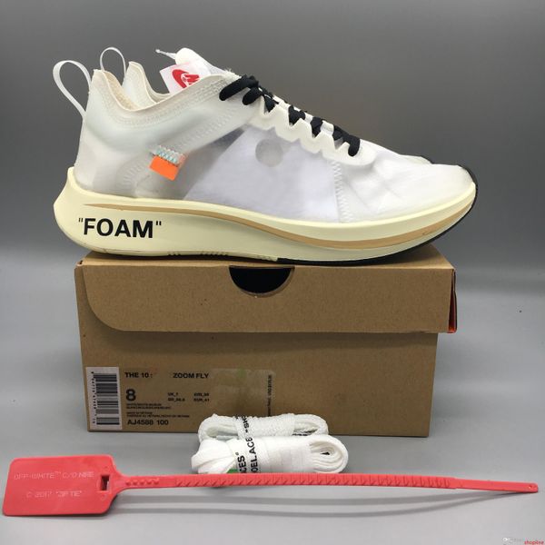 

wholesale 2020 zoom fly mercurial man and woman running sneakers black shoes with original off us5-10 men zoom shoes fly white x