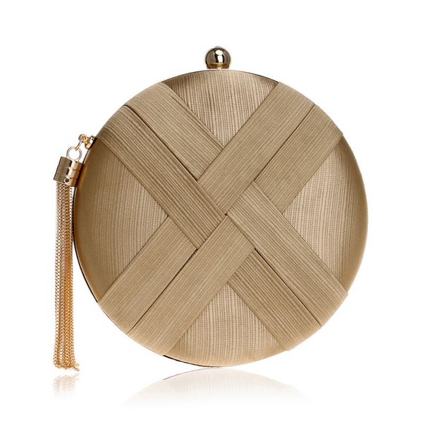 

yingmi factory fashion women bag tassel metal small day clutch purse handbags chain shoulder lady evening bags phone key pocket bags