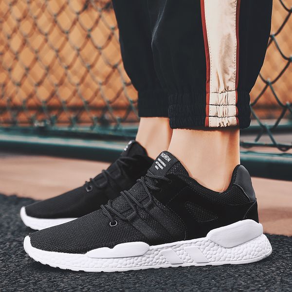 

leader show men casual shoes comfortable outdoor men's shoes fashion men sneakers brand black walking zapatillas hombre