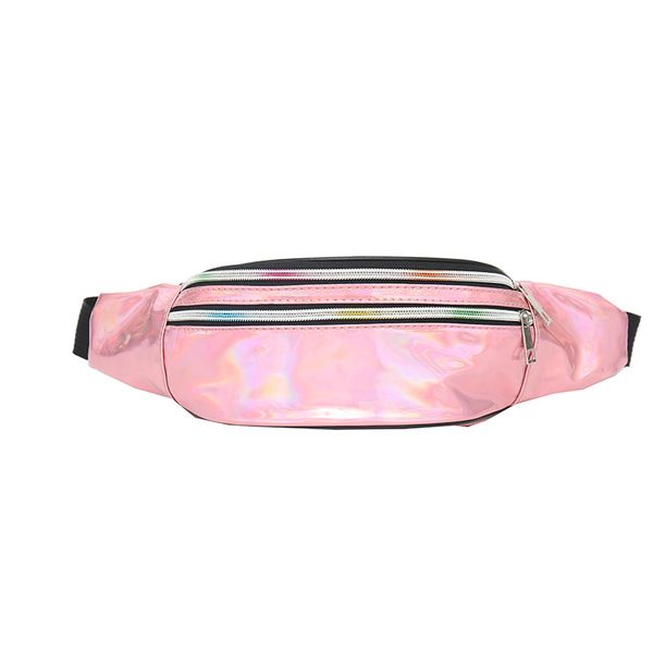

factory direct laser ladies waist bag pu colorful ladies single shoulder diagonal bag sports running chest