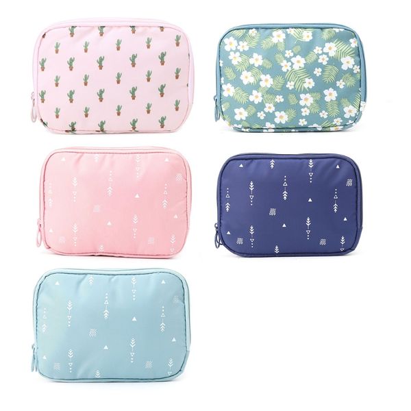 

portable earphone data usb cable cards travel case organizer pouch storage bag dxae
