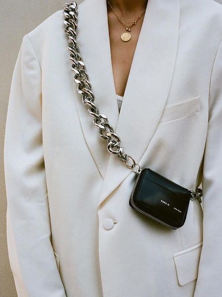 

small totes shoulder handbag chain shoulder bag bike wallet mini bag women crossbody bags chest pack strap clutch