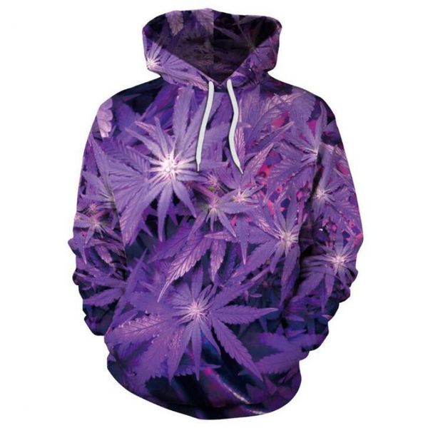 

2019 new fashion autumn color 3d purple men's hoodie, Black