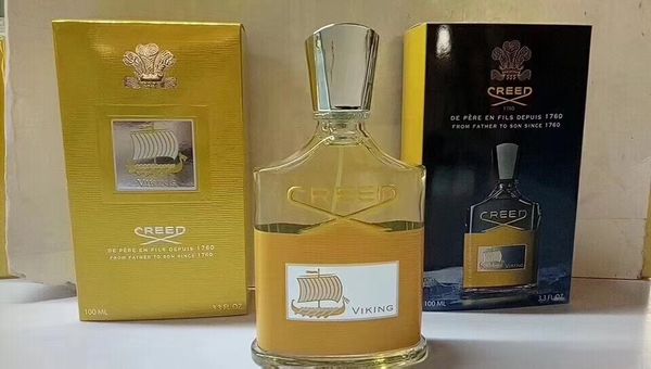 

Новая версия 100мл Creed Viking Gold человека Духи Longlasting Время Аромат приятный запах Cologne Eau De Parfum 100ML3.3FL.OZ