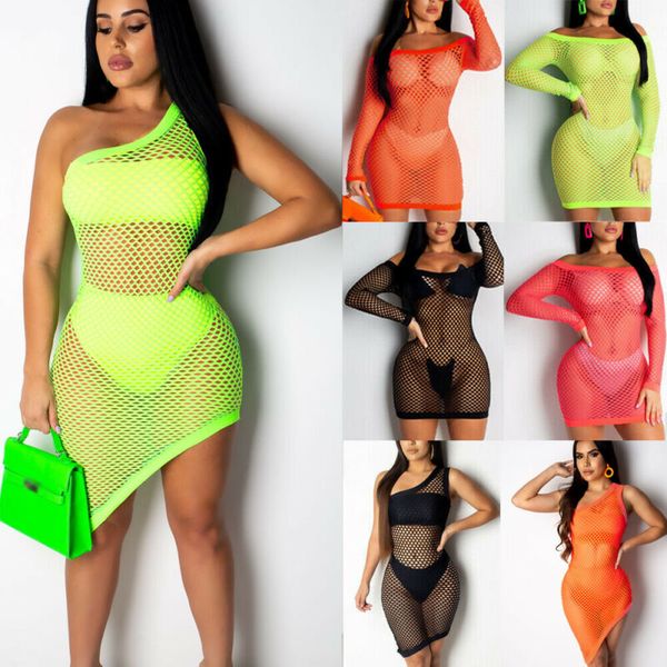 

women's sheer mesh bikini cover up swimwear swimsuit bathing summer beach dress