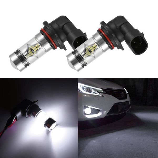 

new new 2x 9005 h10 9145 100w 6000k white led for headlight bulbs kit fog light drl