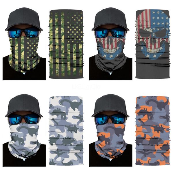 

seamless breathable riding face er digital printing outdoor jungling magic head scraf quick dry sunshadend head skull scarf#685, Blue;black