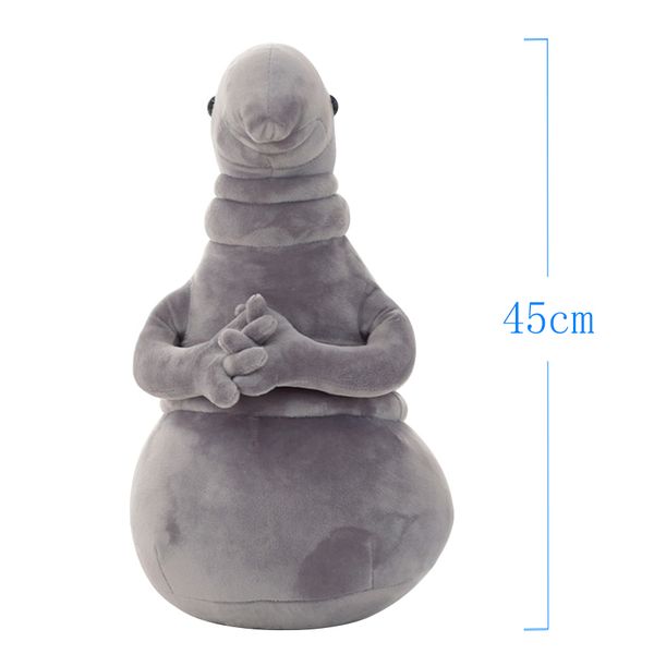 

1pc 45cm waiting plush toy zhdun meme tubby gray blob zhdun stuffed doll homunculus loxodontus kids gifts y200111