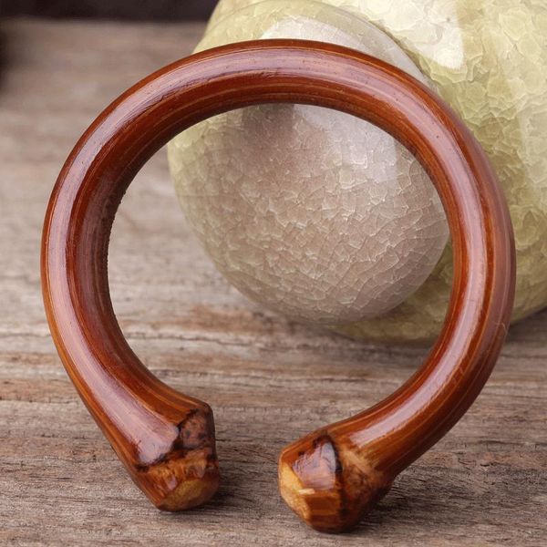 

wild king kong vine bracelet natural retro nostalgic style fashion bangles bracelet men wooden bead accessorie jewelry male gift, Black
