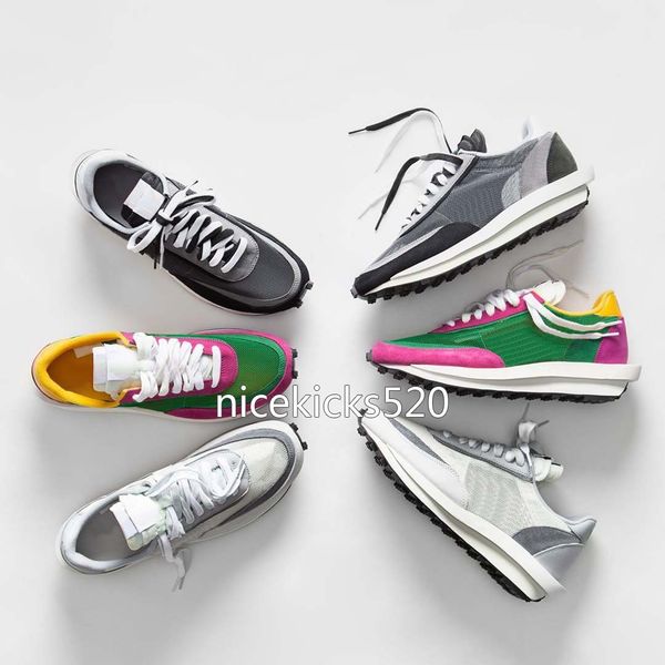 

LD Waffle Sacai Mens Белый Серый Сосновый Зеленый Кроссовки Женские LDV Синий Черный LDWaffle Dbr