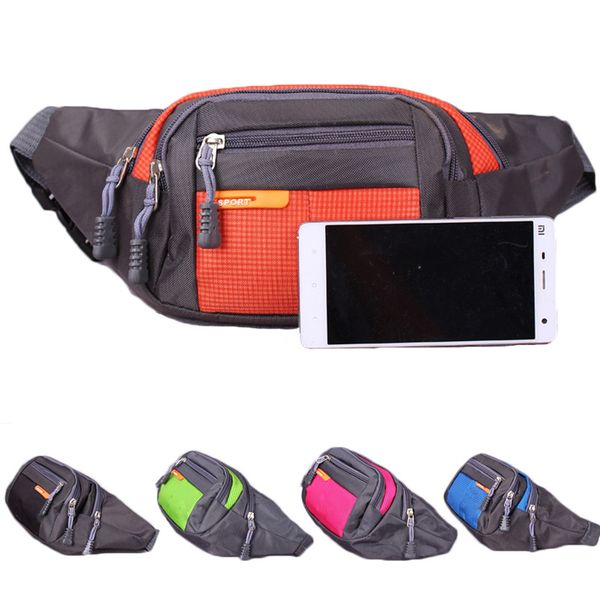 

local stock noenname_ waist bag mens fanny pack fashion camping waist pouch sport shoulder bag