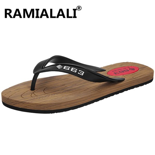 

men flip flops flats sandals designer summer slippers shoes fashion outside rubber men's slippers zapatos hombre, Black