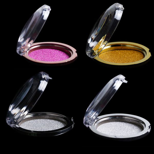 Scatola di immagazzinaggio cosmetica vuota per ciglia finte, custodia da imballaggio in argento/oro/nero/oro rosa per ciglia finte, strumento per la bellezza degli occhi F2546