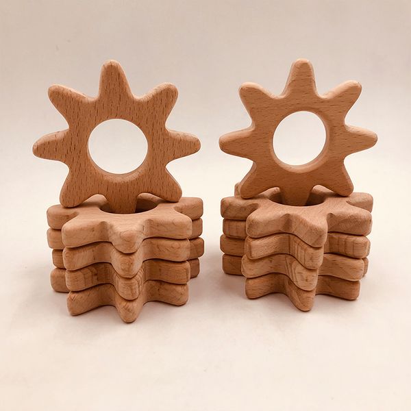 

деревянная форма передач прорезыватель дерево подвеска прорезыватели для зубов игрушки пищевые материалы органические жевать подарок детские