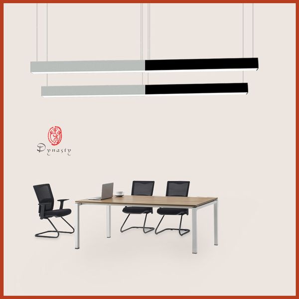 

contemporary office hanging lighting fashion modern led aluminum pendant lamp library work shop mall super market studio dynasty ship