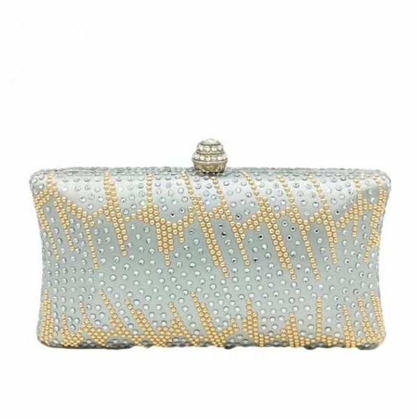 Green Emerald Crystal Evening Clutch Bags Wedding Bag Women